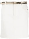 Stella Mccartney Skirt In White Denim In White