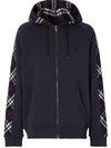 BURBERRY VINTAGE CHECK ZIPPED HOODIE
