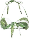 MELISSA ODABASH Caribe foliage print bikini top