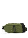 Maison Margiela Stitch Detailed Belt Bag In Green