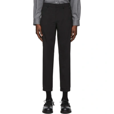 Hugo Boss Boss Black Lux Cordura Wool Trousers In 001 Black