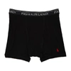 Polo Ralph Lauren 3-pack Cotton Boxer Briefs In Black