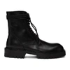 ANN DEMEULEMEESTER ANN DEMEULEMEESTER BLACK CALFSKIN BOOTS