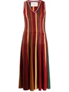 LA DOUBLEJ ACCORDION KNIT DRESS