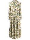 LA DOUBLEJ BELLINI THISTLE PRINT DRESS