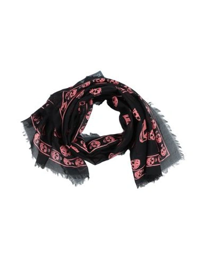 Alexander Mcqueen Scarves In Pink