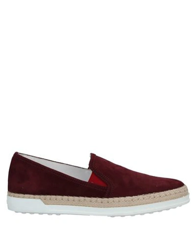 Tod's Loafers In Deep Purple