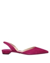 Paul Andrew Ballet Flats In Mauve