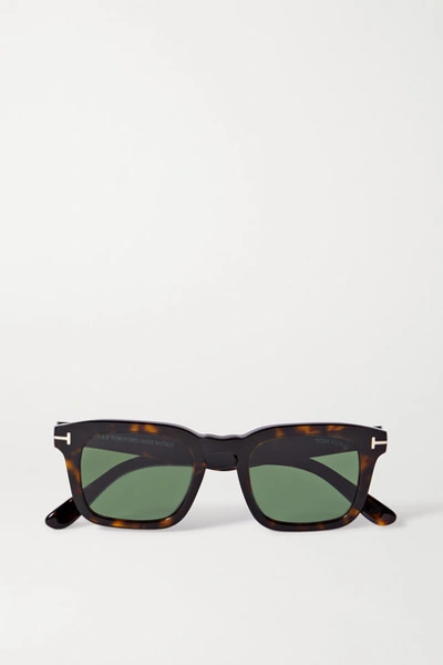 Tom Ford D-frame Tortoiseshell Acetate Sunglasses