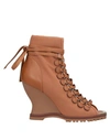 Chloé Ankle Boot In Brown