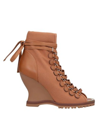 Chloé Ankle Boot In Brown