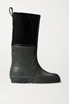 LUDWIG REITER GARDENER RUBBER AND PATENT-LEATHER RAIN BOOTS
