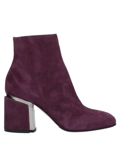 Le Silla Ankle Boot In Mauve