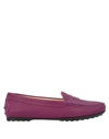 Tod's Loafers In Mauve