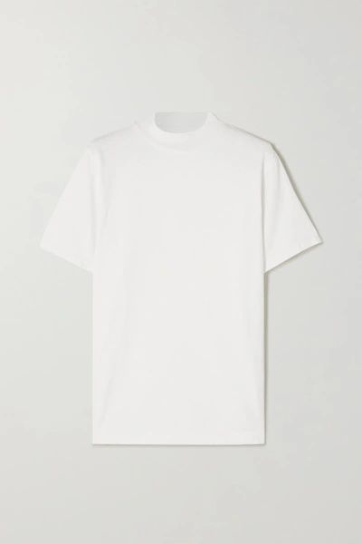 Les Tien Cotton-jersey T-shirt In White