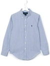 Ralph Lauren Striped Button Down Shirt In Blue Pattern