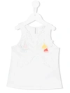 CHLOÉ BUTTERFLY EMBROIDERED TANK TOP