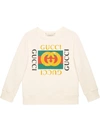 Gucci Logo-print Sweatshirt In White