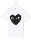 Comme Des Garçons Play T-shirt In White