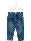 Levi's Star Printed Jeans In Blue