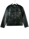 ANDORINE TEXTURED PATENT JACKET