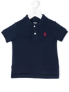 Ralph Lauren Babies' Classic Logo Polo Top In Blue