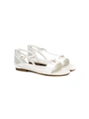 Dolce & Gabbana Kids' Bow-detail T-bar Sandals In White