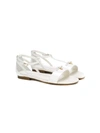 Dolce & Gabbana Bow-detail T-bar Sandals In White