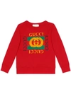 GUCCI CHILDREN'S SWEATSHIRT WITH GUCCI LOGO