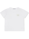 DOLCE & GABBANA LOGO-TAG COTTON T-SHIRT