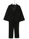 Dolce & Gabbana Double-breasted Suit Set In Black