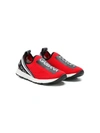 Dolce & Gabbana Sorrento Logo Slip-on Sneakers In Red
