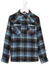 DOLCE & GABBANA PLAID LONG-SLEEVE SHIRT