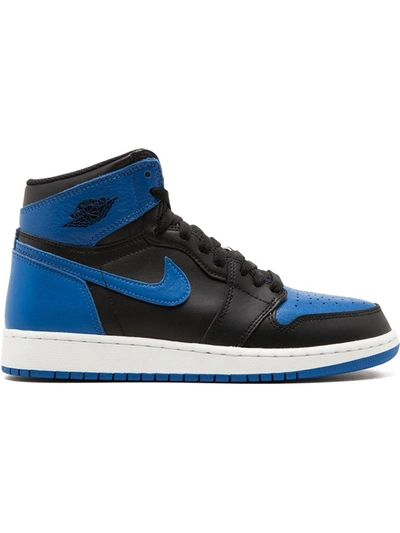 Jordan Kids' Air  1 Retro High Og Bg Sneakers In Royal/white/black