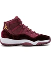 Jordan Air  11 Retro Rl Gg Sneakers In Night Maroon/metallic Gold