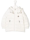 Moncler Jules Down Jacket With Detachable Hood In White