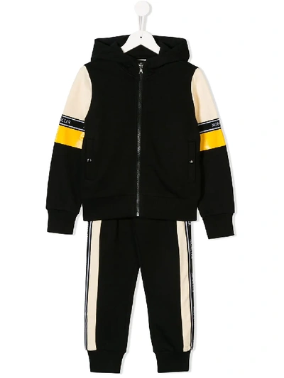 Moncler Kids' Tracksuit Set In Black