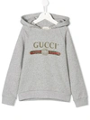 GUCCI 经典LOGO连帽衫