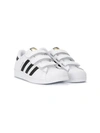 Adidas Originals Boys White/blk Kids Superstar Leather Trainers 5-9 Years 12