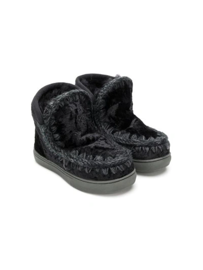 Mou Mini Eskimo Sneakers Kids In Silver