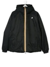 K-way Teen Mesh Windbreaker Jacket In Black