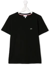 LACOSTE TEEN EMBROIDERED LOGO T-SHIRT