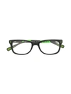 Nike Rectangle Frame Glasses In Black