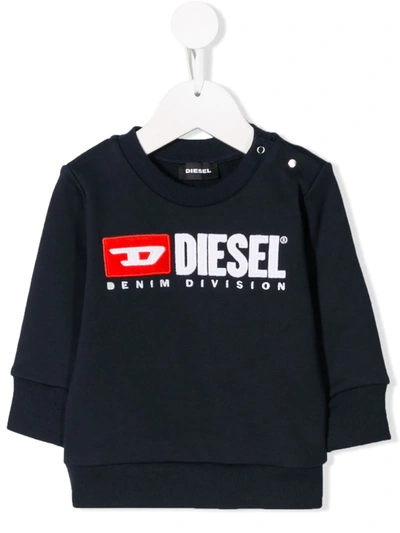 DIESEL LOGO印花套头衫