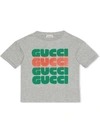 GUCCI CHILDREN'S T-SHIRT WITH GUCCI PRINT