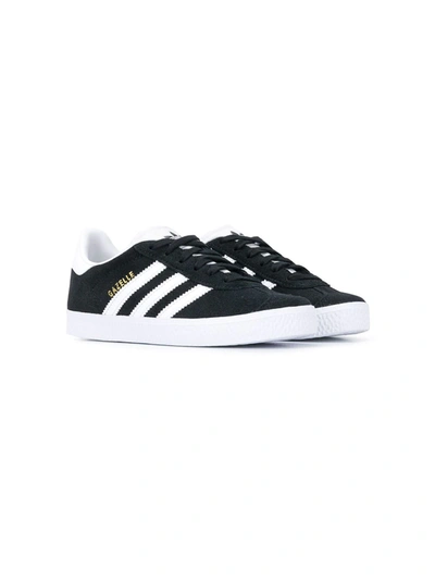 Adidas Originals Kids' Gazelle板鞋 In Black
