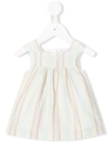 KNOT RHYTHM STRIPES PINAFORE DRESS