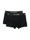 Dolce & Gabbana Kids' Logo Boxer Briefs Set In Black
