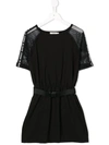 Andorine Belted Dress In Black