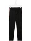 GCDS PANELLED TRACK STYLE TROUSERS